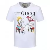 gucci t shirt new design 2021 cat team blanc